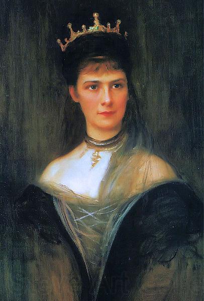Philip Alexius de Laszlo Empress Elisabeth of Austria Norge oil painting art